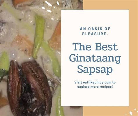 How To Cook The Best Ginataang Sapsap .